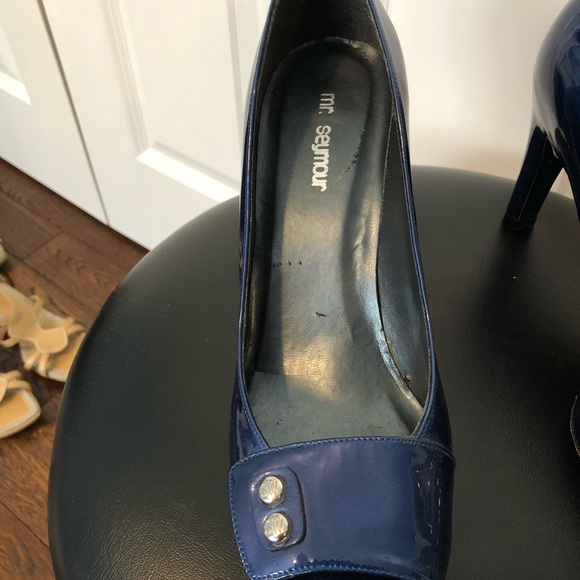 mr seymour blue patent pumps. Size 9 - Picture 5 of 5